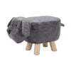 Animal Ottoman Footstool Padded Cushion Pouffe Stool Rest Children Toy Kid Chair