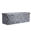 Ottoman Storage Seat Stool Trunk Toy Chest Bedding or Blanket Box Folding Bench