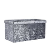 Ottoman Storage Seat Stool Trunk Toy Chest Bedding or Blanket Box Folding Bench