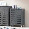 Cabinet Shoe Storage 2 Door Rack Cupboard Doors Stand Drawer Unit Footwear