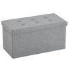 Large Ottoman Box FootStool Folding Storage Toy Seat Pouffe Colors 76*38*38cm