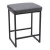 Breakfast Bar Stool Industrial Kitchen Counter Barstool PU Leather Padded Seat