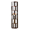 190cm Rotating Bookcase, Freestanding Bookshelf for Living Room, Corner Bookcase