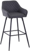 1/2X Bar Stools Velvet Breakfast Chair Kitchen High Counter Stool Pub Restaurant