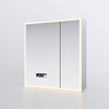 LED Bathroom Mirror Cabinet with Lights Bluetooth Shaver Socket Storage Cupboard