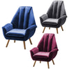 Retro/Vintage Tub Accent Chair Upholstered Padded Armchair Lounge Fabric Sofa UK