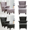 Retro/Vintage Tub Accent Chair Upholstered Padded Armchair Lounge Fabric Sofa UK