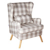 Retro/Vintage Tub Accent Chair Upholstered Padded Armchair Lounge Fabric Sofa UK