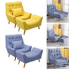 Retro/Vintage Tub Accent Chair Upholstered Padded Armchair Lounge Fabric Sofa UK