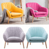 Retro/Vintage Tub Accent Chair Upholstered Padded Armchair Lounge Fabric Sofa UK