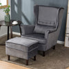 Retro/Vintage Tub Accent Chair Upholstered Padded Armchair Lounge Fabric Sofa UK