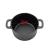 Cast Iron Stew Pot Camping Cooking Pot Dutch Oven Stock Pot Camping Pan Handles