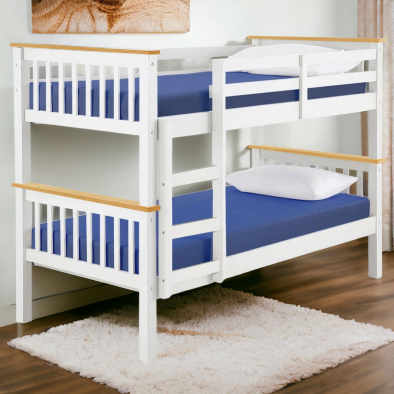 Triple Bunk Beds 3ft Single Bed Frame Wooden Double Bunk Bed For Kids Children