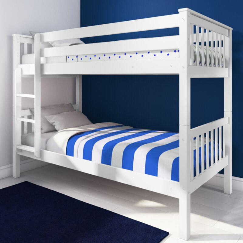 Triple Bunk Beds 3ft Single Bed Frame Wooden Double Bunk Bed For Kids Children