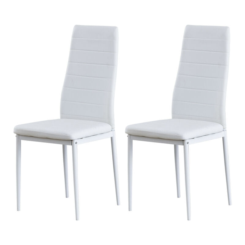 Simple Chair Dining Chairs Set, Kitchen Chair Padded Dining Room Chair