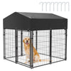 Heavy Duty Outdoor Dog Kennel Pet Cage Playpen wi/ Roof Lockable Latch 249/165cm