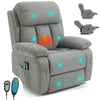 Recliner Armchair 8 Point Electric Heated Massage Sofa Arm Chair Lounge Home