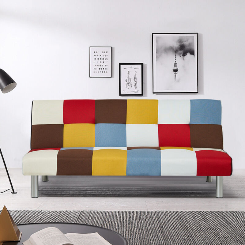 Modern 2-3 Seater Fabric Sofa Bed Recliner Couch Settee Sofabed Sleep Relax Beds