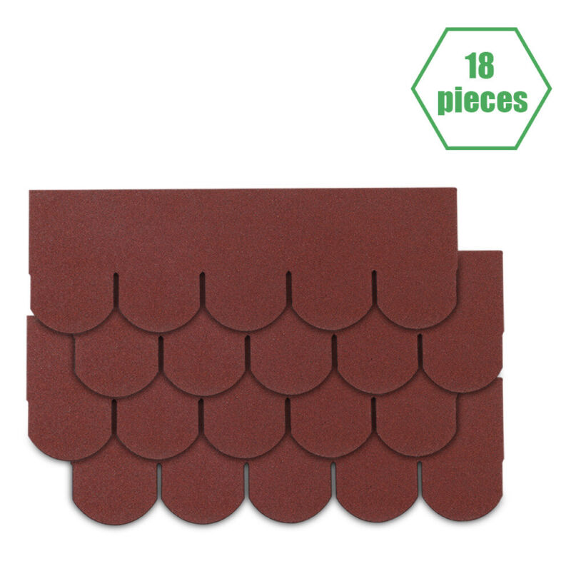 2.61sqm Felt Shingles Roof Tile Conservatory Porch Garage Shed Asphalt Shingle