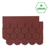 2.61sqm Felt Shingles Roof Tile Conservatory Porch Garage Shed Asphalt Shingle