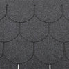 18pcs Felt Roofing Shingles Adhesive Shed Roof Tiles Rectangle/Hexagon/Fishscale