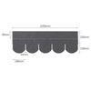 Asphalt Roof Felt Tiles Shingles Sheds Log Cabins Garages 12 Types for 2.61sqm