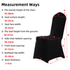 10-100X Soft Wedding Chair Cover Slipcover Seat Protector Plain Home Dining Room