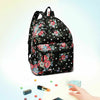 Girls Backpack Rucksack Travel A4 Canvas Flower Print School Shoulder Bag UK