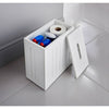 Wooden Crisp Finish Small Toilet Cleaning Product Storage Tidy Box Unit Bathroom