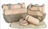 Large Multi-function 5pcs Baby Nappy Diaper Mummy Hospital Changing Bag Handbag