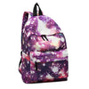Retro Backpack Girls Boys School Bag Collage Travel Work Rucksack Universe Print