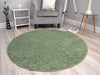 Circular Circle Shaggy Rugs Non Slip Washable Floor Small Large Round Mats Cheap