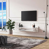 Luica Floating Wall Mount Modern TV Unit - Colours - Gloss White or Black
