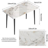 Luxury Dining Kitchen Table Marble Top Multifuntional Computer Desk Home Office