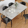 High-end Dining Table Kitchen Dinette Table Furniture w/ Durable Marble Desktop