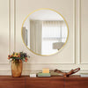 Large Round/Oval/Rectangle Mirror Industrial Style Wall Mounted Bathroom Bedroom