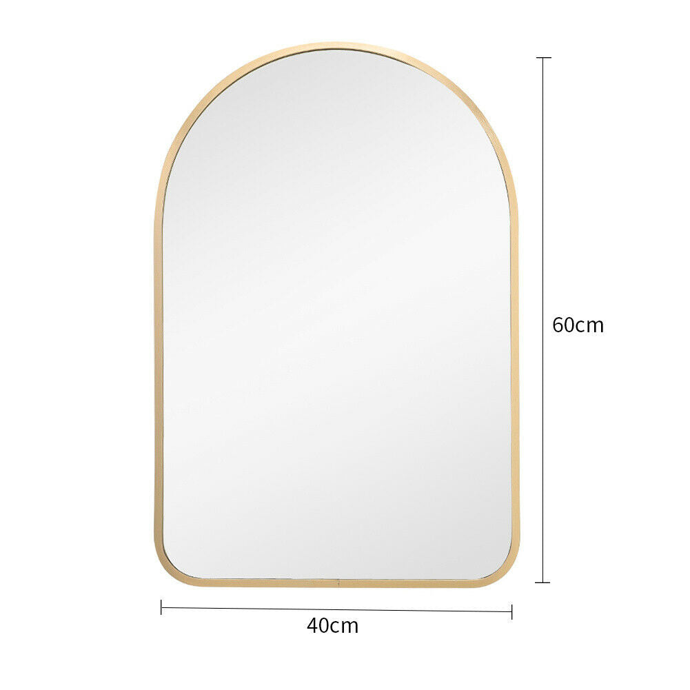 Arch Mirror Wall Hanging Metal Framed Dressing Vanity Mirrors Hallway Bedroom UK