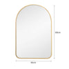 Arch Mirror Wall Hanging Metal Framed Dressing Vanity Mirrors Hallway Bedroom UK