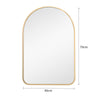 Wall Mounted Arch Mirror ressing Makeup Vanity Mirror Hallway Bedroom Decor Gold