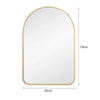 Arch Mirror Wall Hanging Metal Framed Dressing Vanity Mirrors Hallway Bedroom UK