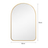 Wall Mirror Arched Metal Framed Dressing Makeup Mirror Large Medium Small Unit
