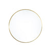 Industrial Round Metal Frame Bathroom Bedroom Glass Wall Mounted Vanity Mirror