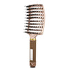Detangling Hairbrush Nylon Bristle Hair Women Scalp Massage Comb Hair Brush Comb