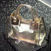 Women Clear Transparent Shoulder Jelly Candy Summer Beach Handbag Messenger Bag