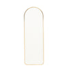 120cm Tall Full Length Wall Mirror Cloakroom Dressing Arched Metal Frame Mirror