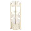 Metal 3 Tier Corner Storage Shower BathroomCaddy Shelving Free Standing Shelf
