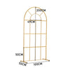 2M Lawn Wedding Arch Backdrop Stand Flower Display Frame Background Metal Rack