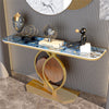 Large Slim Marble Console Table Hallway Foyer Wall Side Table Window Sill Table