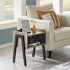 Industrial Side End Table Stackable Bedside Table Storage Nightstand for Bedroom