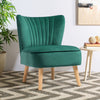 Wing Back Armchair Chesterfield Button Back Lounge Chair Scallop Shell Tub Sofa